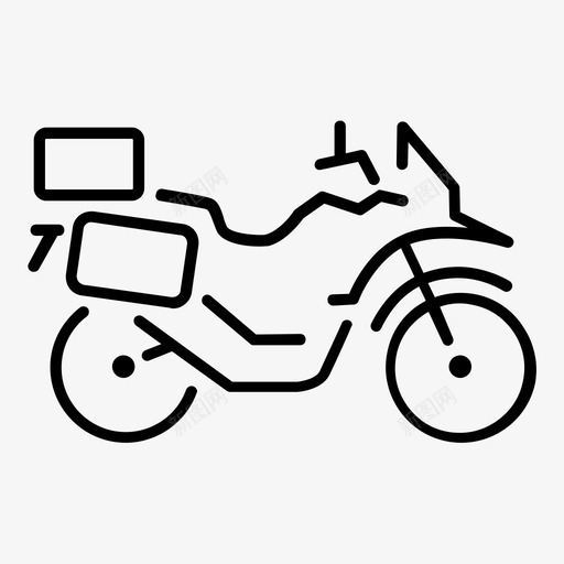 摩托车旅游摩托车图标svg_新图网 https://ixintu.com 摩托车 旅游摩托车
