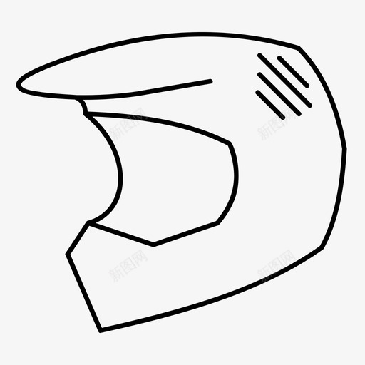 头盔头部保护土车头盔图标svg_新图网 https://ixintu.com 土车头盔 头盔 头部保护