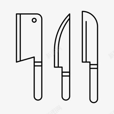 刀餐具食物图标图标
