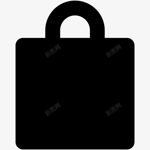 购物袋超市购物袋手提袋图标svg_新图网 https://ixintu.com 手提袋 网页和用户界面字体图标 购物袋 超市购物袋