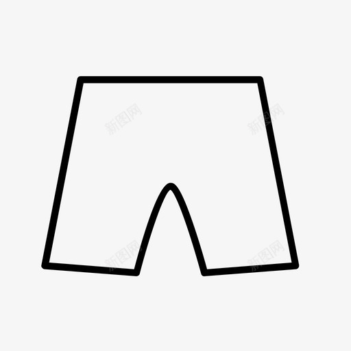 短裤拳击手衣服图标svg_新图网 https://ixintu.com 内衣 拳击手 短裤 衣服 裤子
