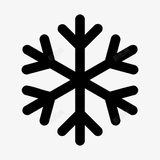 下雪云彩天空天气图标svg_新图网 https://ixintu.com 下雪 云彩 天空天气 雪雨