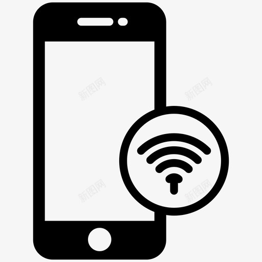 移动wifi添加网络高级图标svg_新图网 https://ixintu.com wifidirect 可用 添加网络 移动wifi 移动电话 高级