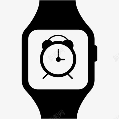 智能手表时钟时间图标图标