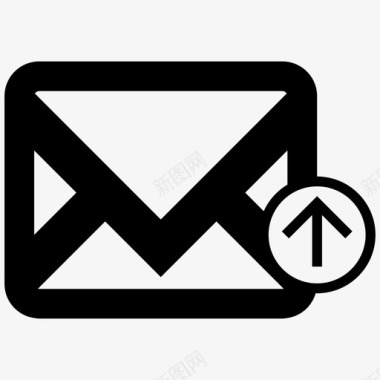 添加附件电子邮件文件图标图标