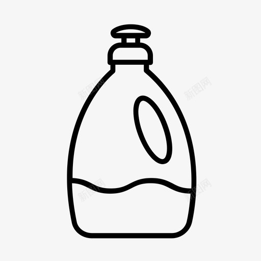 洗涤剂瓶清洁用品洗涤剂图标svg_新图网 https://ixintu.com 洗涤剂 洗涤剂瓶 洗涤液 清洁用品
