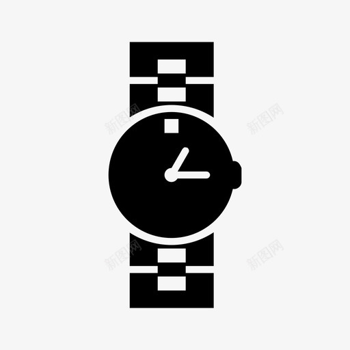 手表钟面小时图标svg_新图网 https://ixintu.com 小时 手表 时间 计时器 钟面