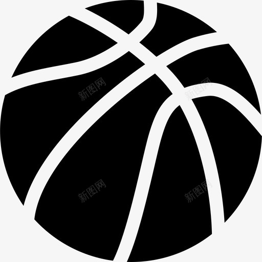 篮球的球永远健身充满活力图标svg_新图网 https://ixintu.com 充满活力 永远健身 篮球的球