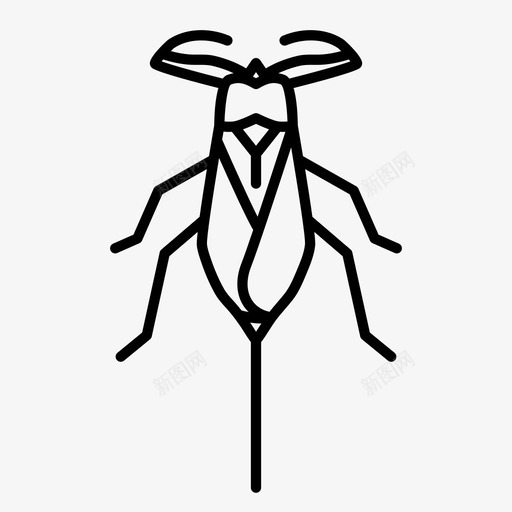 水蝎子动物虫子图标svg_新图网 https://ixintu.com 动物 昆虫 水蝎子 生物 虫子