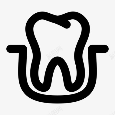 牙床牙科牙医图标图标