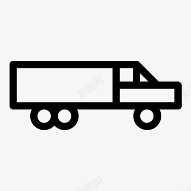 卡车搬运工运输图标图标
