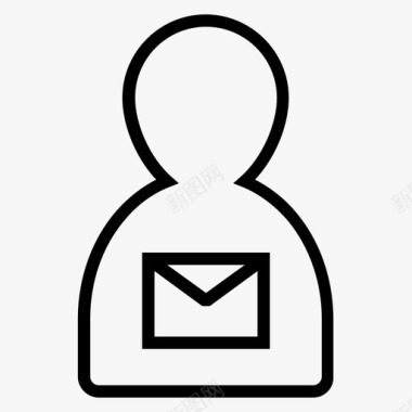 用户邮件传递电子邮件验证图标图标