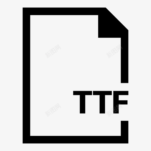ttf文档扩展名图标svg_新图网 https://ixintu.com truetype字体 ttf 扩展名 文件 文档 最流行的文件扩展名行