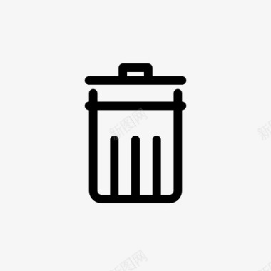 回收站删除垃圾桶图标图标