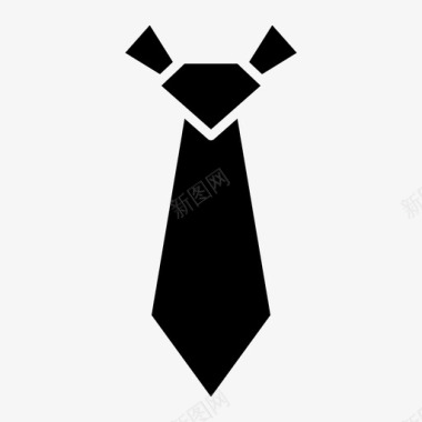 领带商务金融图标图标