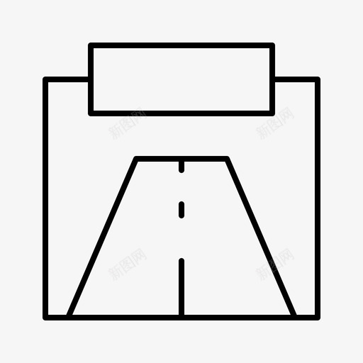 高速公路城市位置图标svg_新图网 https://ixintu.com 位置 地图 城市 城镇 高速公路