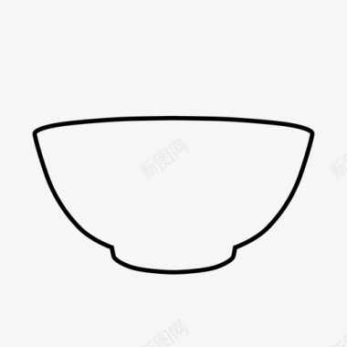 碗盆容器图标图标