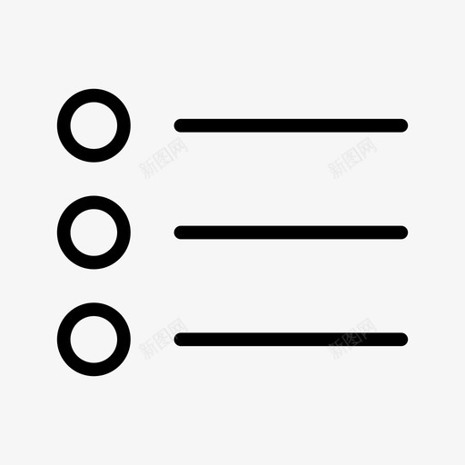 项目符号列表检查列表列表项图标svg_新图网 https://ixintu.com 列表视图 列表项 待办事项列表 检查列表 项目符号列表