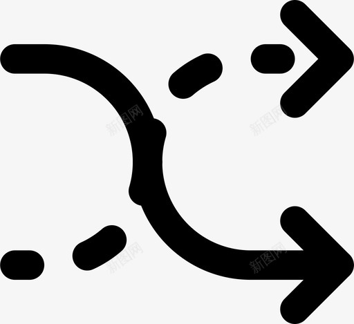 手动随机播放箭头方向图标svg_新图网 https://ixintu.com 手动随机播放 方向 箭头 箭头md大纲