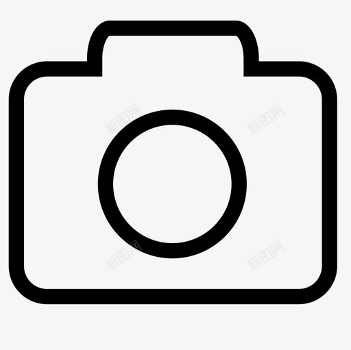 摄影照相机外观视觉图标svg_新图网 https://ixintu.com 外观 摄影照相机 视觉
