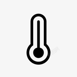 最高温度最高温度热温度计图标高清图片