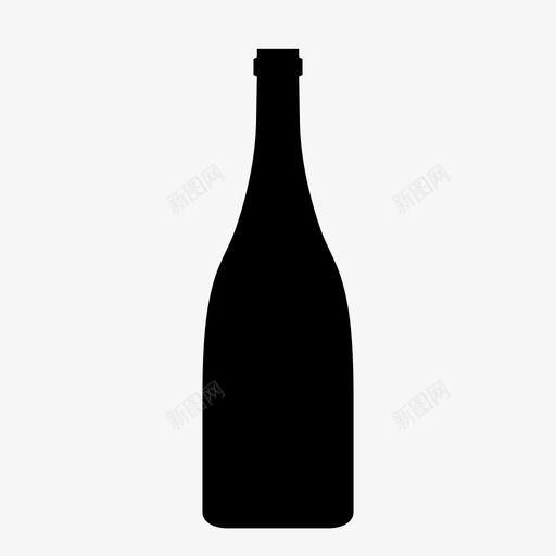 香槟瓶品尝葡萄酒图标svg_新图网 https://ixintu.com 品尝 葡萄酒 酒 香槟瓶