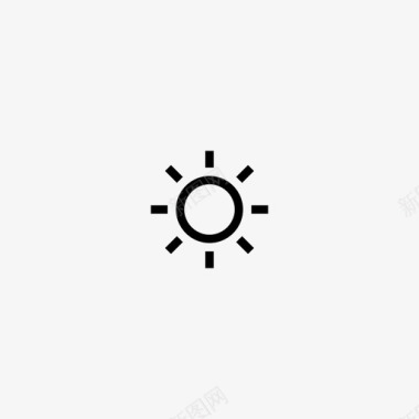 太阳白天炎热的太阳图标图标