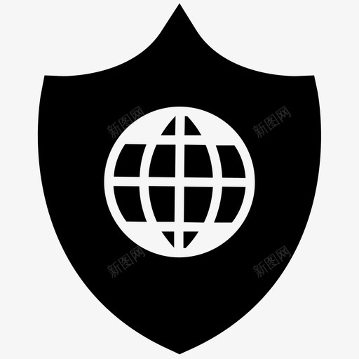 网络安全全球互联网安全图标svg_新图网 https://ixintu.com 互联网安全 全球 网络安全