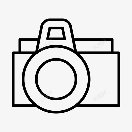 照相机图像照片图标svg_新图网 https://ixintu.com 图像 图片 摄影 照片 照相机 简单