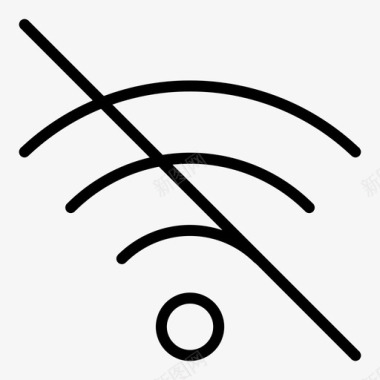 无wifi互联网丢失图标图标