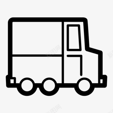 卡车承运人送货卡车图标图标