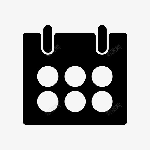 日历数据事件图标svg_新图网 https://ixintu.com 事件 数据 日历 日程表 计划器