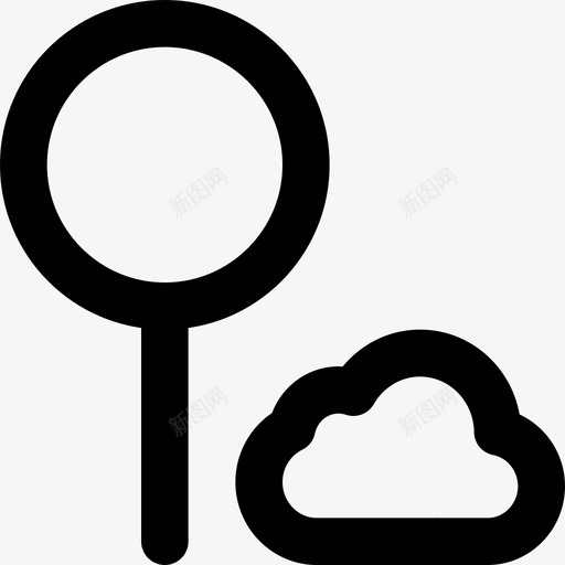 云位置添加地图图标svg_新图网 https://ixintu.com pin smashiconspins位置mdoutline 云位置 地图 添加