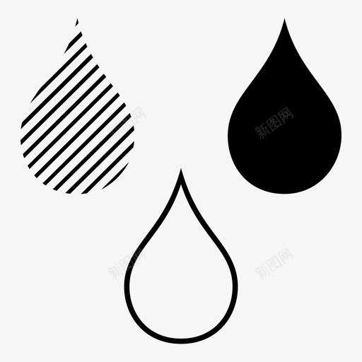 油漆颜色液体图标svg_新图网 https://ixintu.com 水彩画 油漆 液体 绘画 调色板 颜色