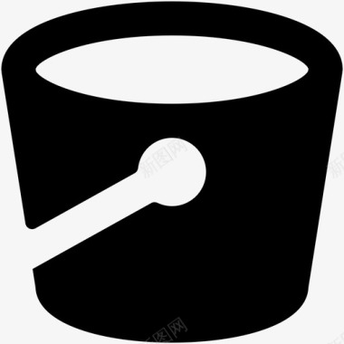 桶油漆桶水图标图标