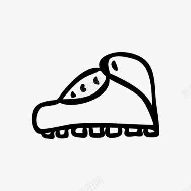 鞋钉靴子冰爪图标图标