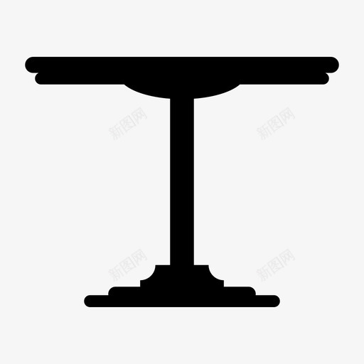 桌子约会咖啡桌图标svg_新图网 https://ixintu.com 咖啡桌 家具 桌子 约会