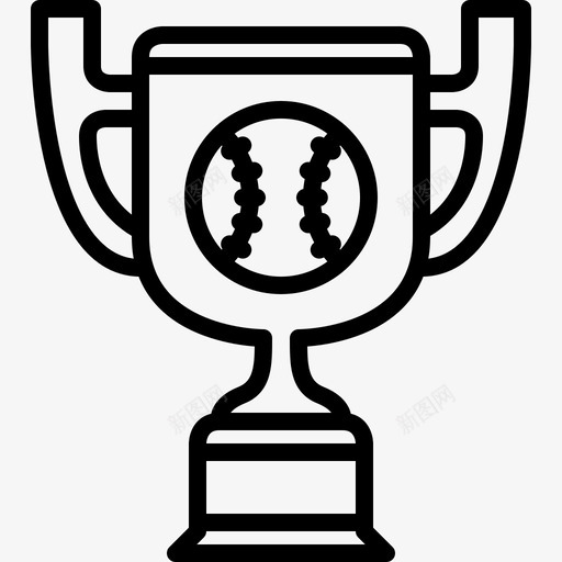 棒球奖杯最佳运动图标svg_新图网 https://ixintu.com 最佳 棒球奖杯 美味运动奖杯 赢家 运动