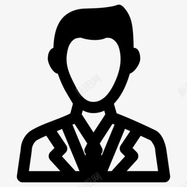 秘书头像联系人图标图标