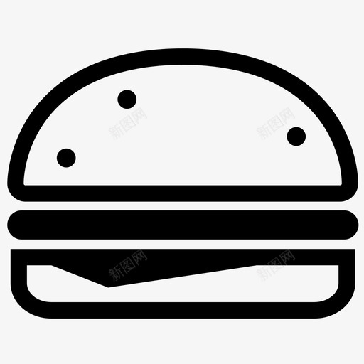 汉堡牛肉汉堡王图标svg_新图网 https://ixintu.com 奶酪 汉堡 汉堡包 汉堡王 牛肉 食物
