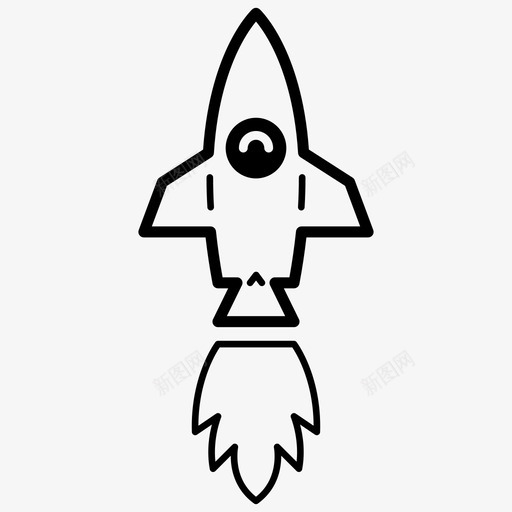太空火箭导弹火箭发射图标svg_新图网 https://ixintu.com 太空火箭 导弹 火箭 火箭发射