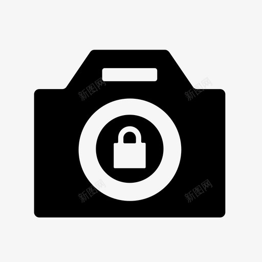 摄像头被遮挡摄像头被锁定图标svg_新图网 https://ixintu.com 摄像头被遮挡 摄像头被锁定
