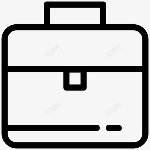 公文包箱子办公室图标svg_新图网 https://ixintu.com 公文包 办公包 办公室 箱子 网页设计图标