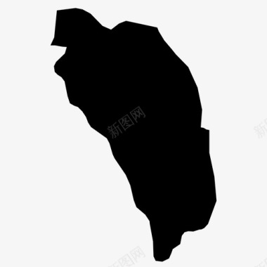 多米尼加加勒比海国家图标图标