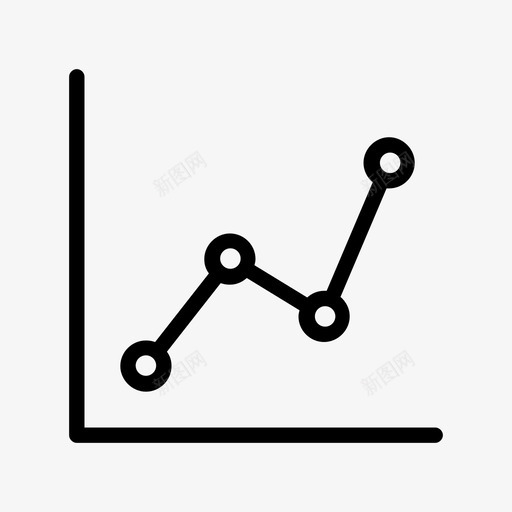 实证分析增长趋势图标svg_新图网 https://ixintu.com 业务 向上 增长 实证分析 趋势