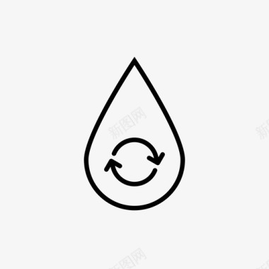 水滴过滤水雨水图标图标