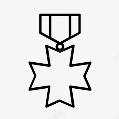 维多利亚十字勋章勋章军人勋章图标图标