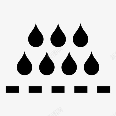 防水干燥疏水图标图标