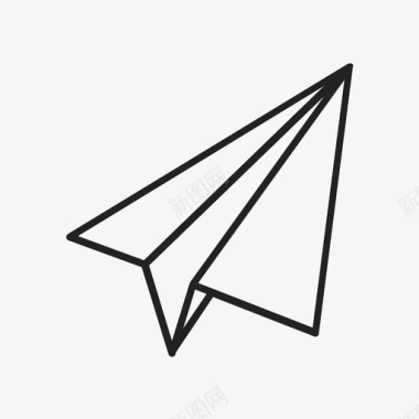 平面折叠折纸图标图标