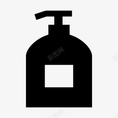 肥皂分配器清洁剂化妆品图标图标